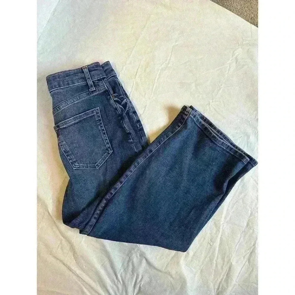 Boden Denim Wide Leg Crop Jean High Rise Mid Wash Womens Size US 4P - Picture 8 of 8